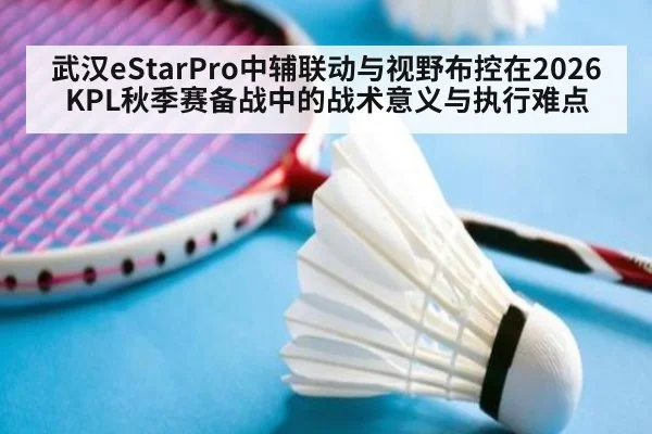 武汉eStarPro中辅联动与视野布控在2026KPL秋季赛备战中的战术意义与执行难点